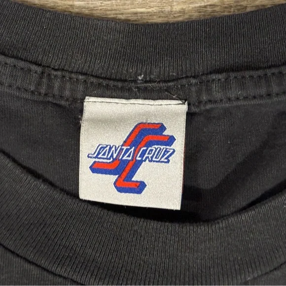 Vintage Santa Cruz Skateboards Long Sleeve Shirt XXL Sleeve Hit 90s SEE PHOTOS - Picture 3 of 11